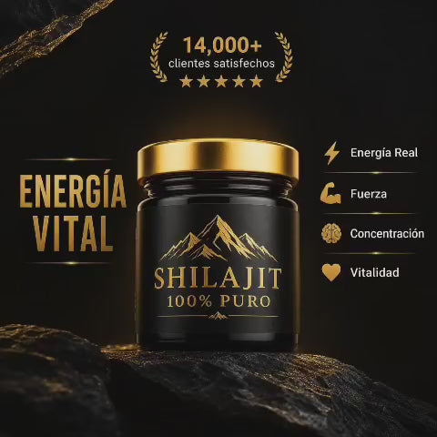 Shilajit 100% Puro 💎 Fuente de Energía Vital del Himalaya